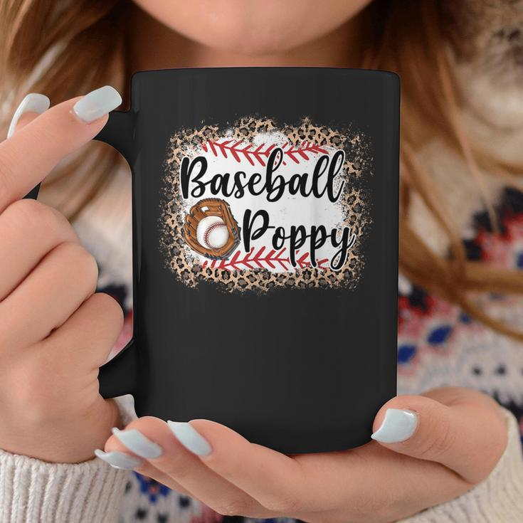 Vintage Baseball Poppy Leopard Baseball Pride Coffee Mug Unique Gifts