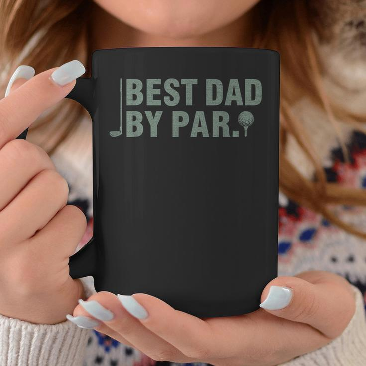 Vintage Best Dad By Par Father's Day Golfing Birthday Coffee Mug Personalized Gifts