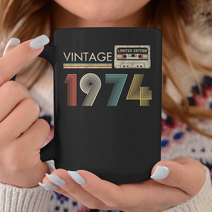 Vintage Cassette Limited Edition 1974 Birthday Coffee Mug Unique Gifts