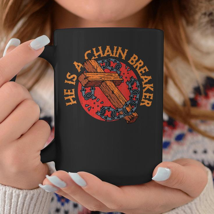 Vintage Christian Apparel Clothing Chain Breaker Coffee Mug Unique Gifts