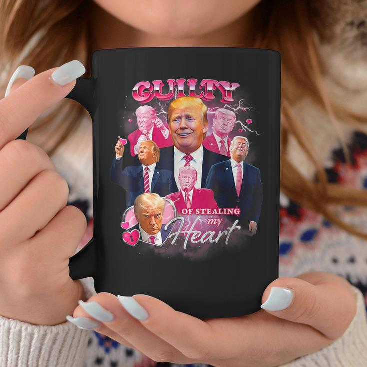 Vintage Donald Trump Shot Guilty Of Stealing My Heart Coffee Mug Unique Gifts