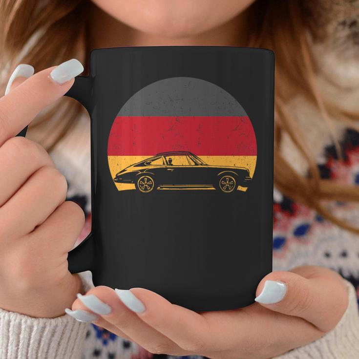 Vintage German Classic Car German Flag Coffee Mug Unique Gifts