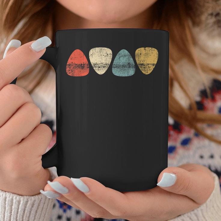 Vintage Guitar Pick Retro Guitarists Bassist Coffee Mug Unique Gifts