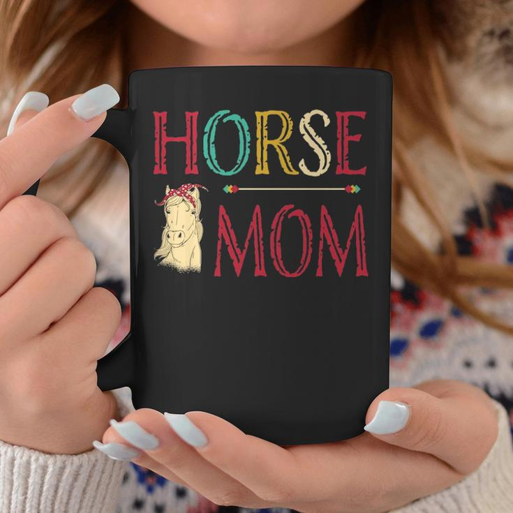 Vintage Horse Graphic Equestrian Mom Cute Horse Riding Coffee Mug Unique Gifts