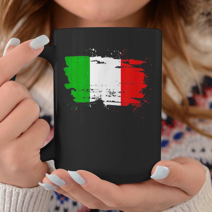 Vintage Italy 2021 Retro Italian Flag Football Soccer Fans Coffee Mug Unique Gifts