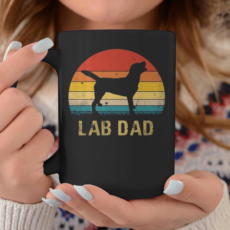 Vintage Lab Dad Labrador Retriever Dog Dad Coffee Mug Unique Gifts