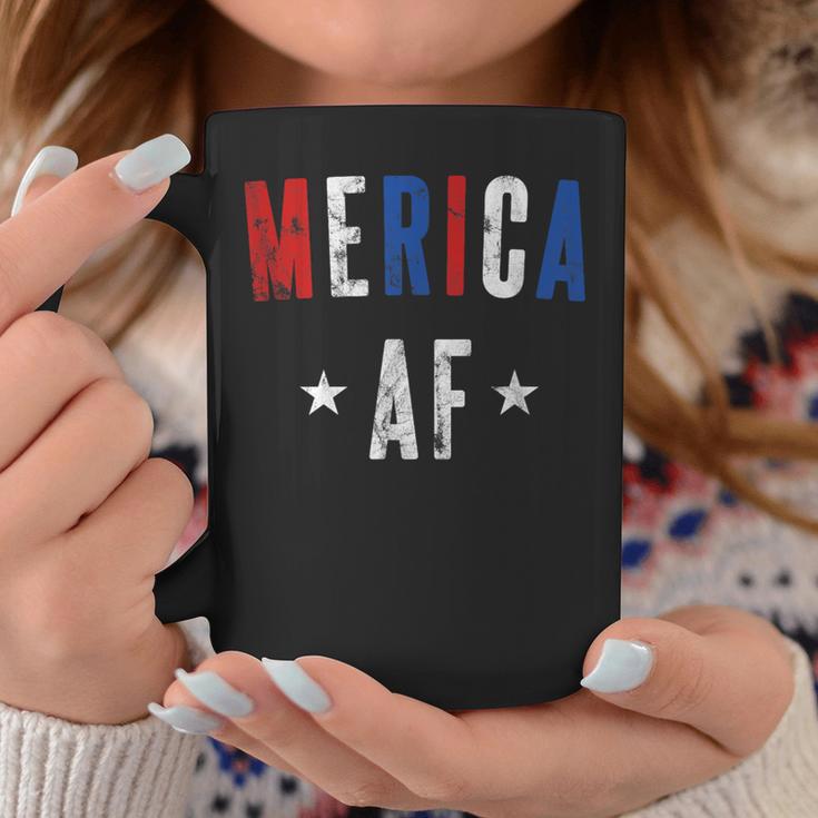 Vintage Merica Af Patriotic 4Th July Women Coffee Mug Unique Gifts