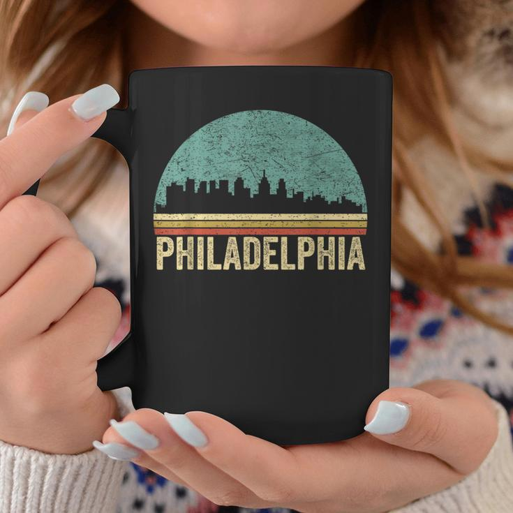 Vintage Philadelphia Skyline Retro Philly Cityline Coffee Mug Unique Gifts