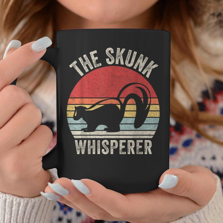 Vintage Retro The Skunk Whisperer Coffee Mug Unique Gifts