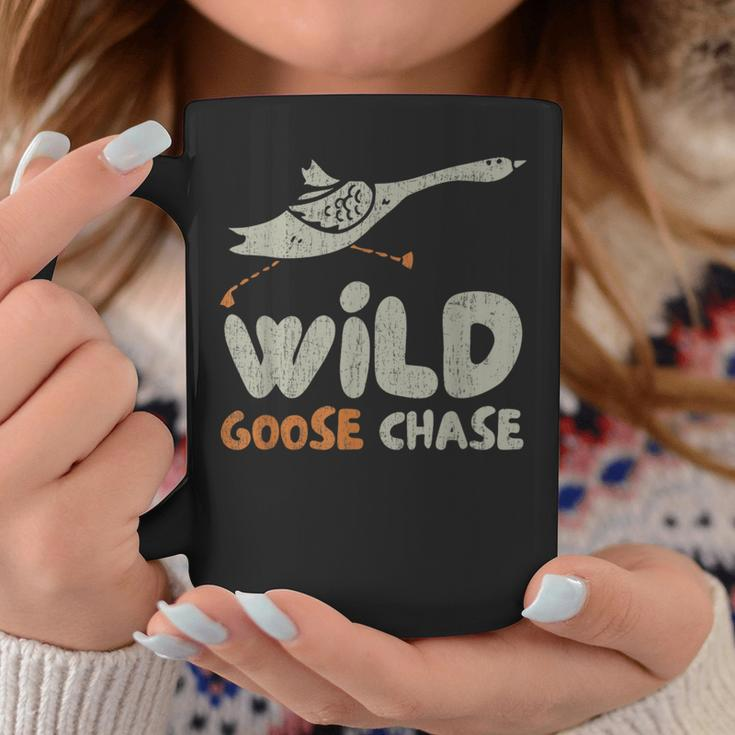 Vintage Retro Wild Goose Chase Silly Goose Goose Bumps Coffee Mug Unique Gifts