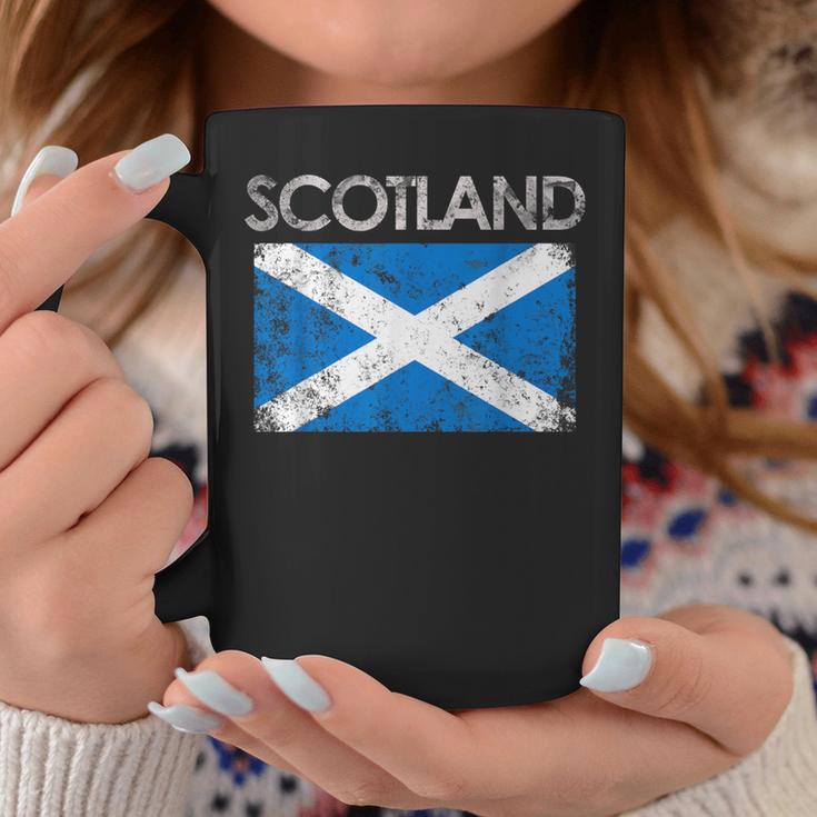 Vintage Scotland Uk Scottish Flag Pride Coffee Mug Unique Gifts