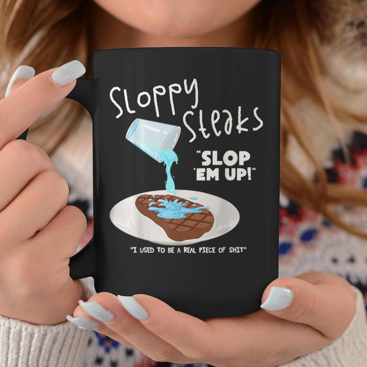 Vintage Sloppy Steaks I Think You Should Leave Coffee Mug Personalized Gifts