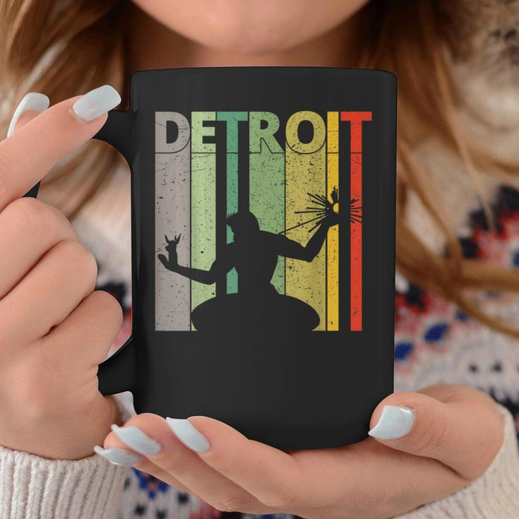 Vintage Spirit Of Detroit Retro Detroit Coffee Mug Unique Gifts