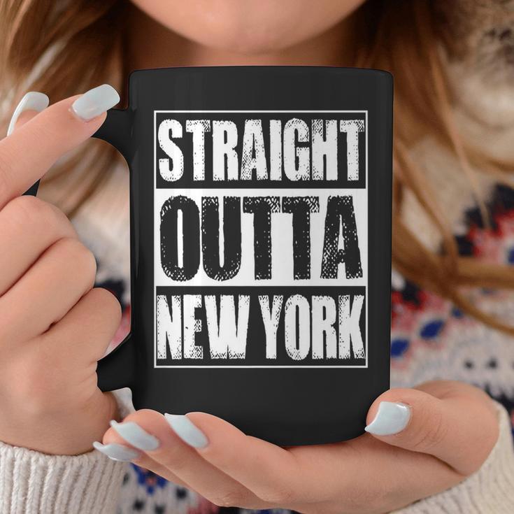 Vintage Straight Outta New York City Coffee Mug Unique Gifts