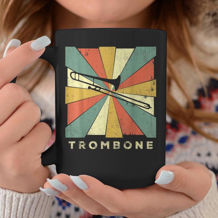 Vintage Trombone Player Music Retro Coffee Mug Unique Gifts