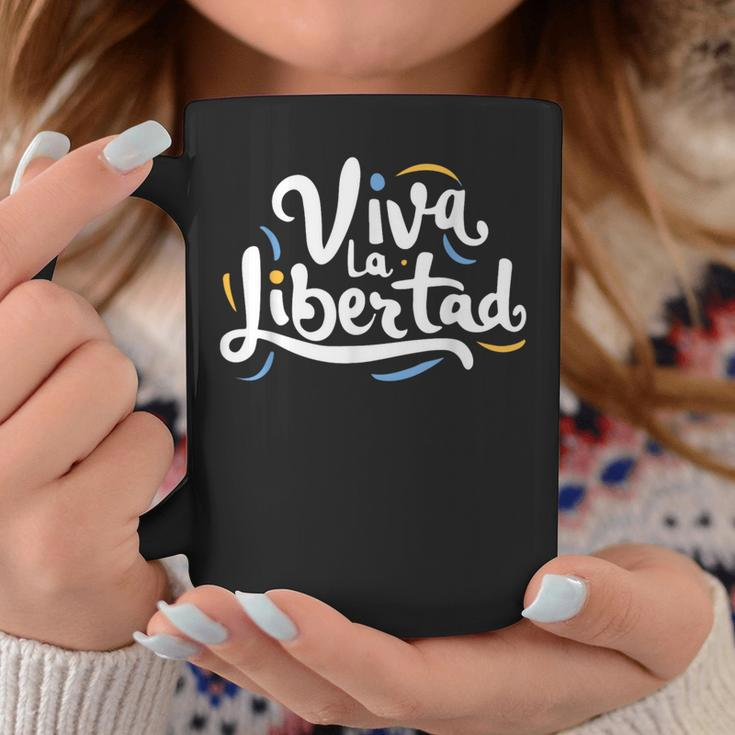 Viva La Libertad Javier Milei Tassen Lustige Geschenke