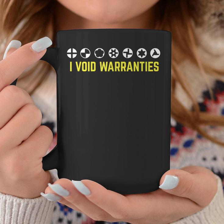 I Void Warranties Sarcastic Auto Repair Coffee Mug Unique Gifts