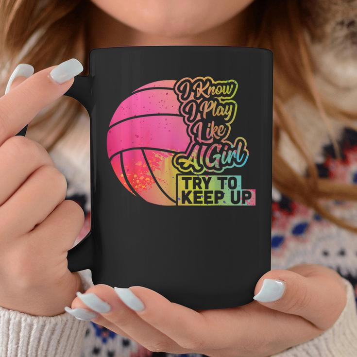 Volleyball Team Play Like A Girl Volleyball Coffee Mug Unique Gifts
