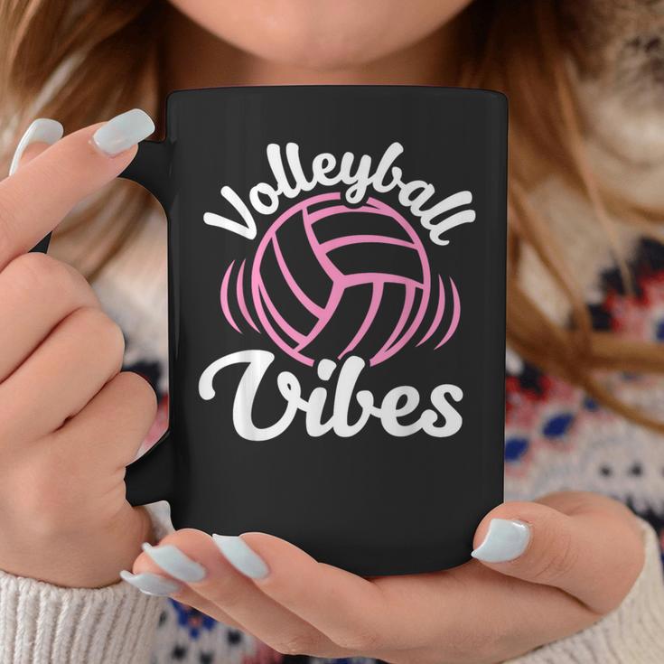 Volleyball Vibes Volleyball For Girls Ns Women Coffee Mug Unique Gifts