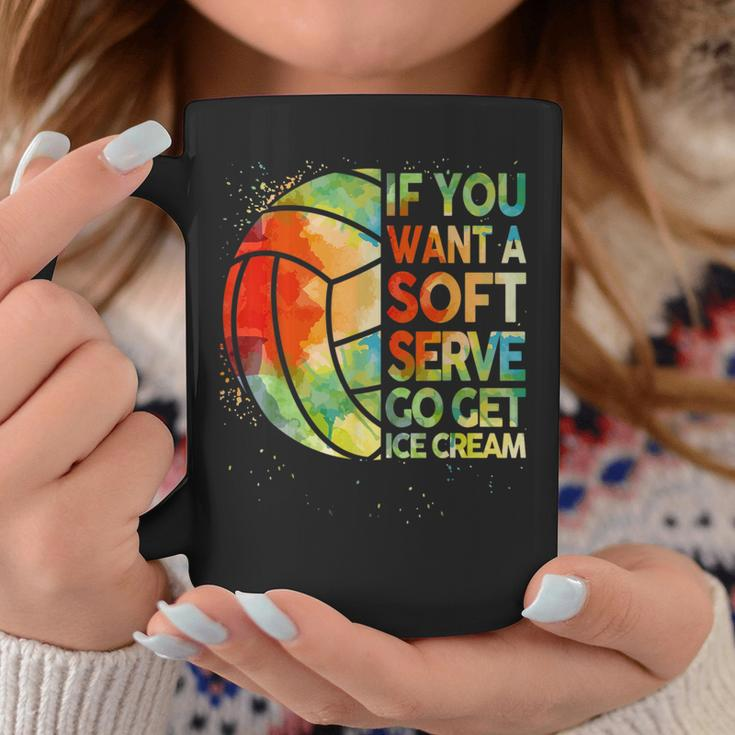 Volleyball- If You Want A Soft Serve N Girl Coffee Mug Unique Gifts