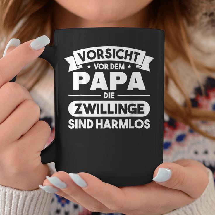 Vorsichtor Dem Papa Die Zwillinge Sind Harmlos Tassen Lustige Geschenke