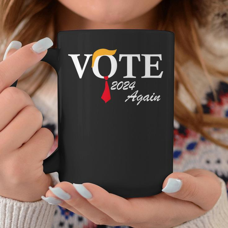 Vote Again Pro President Trump 2024 Trump Women Coffee Mug Funny Gifts