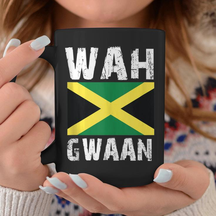 Wah Gwaan Jamaican Jamaica Apparel Slang Coffee Mug Unique Gifts