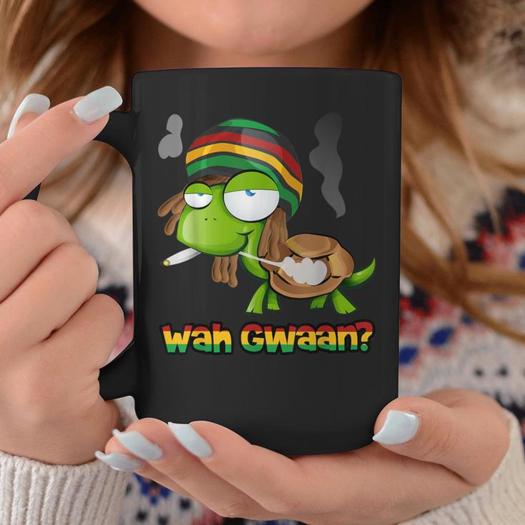 Wah Gwaan Patois Jamaica Turtle Jamaican Slang Coffee Mug Unique Gifts