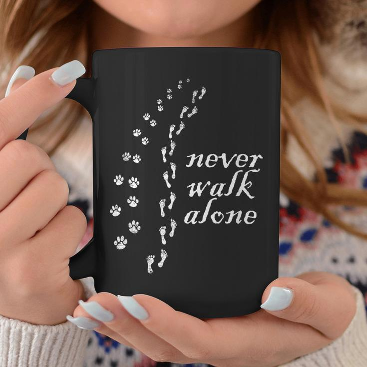 Never Walk Alone Dog Lovers Coffee Mug Unique Gifts
