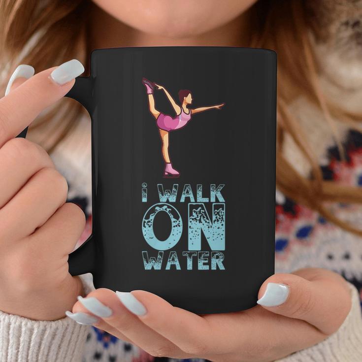 I Walk On Water I Figure Skating I Ice Skater Coffee Mug Unique Gifts