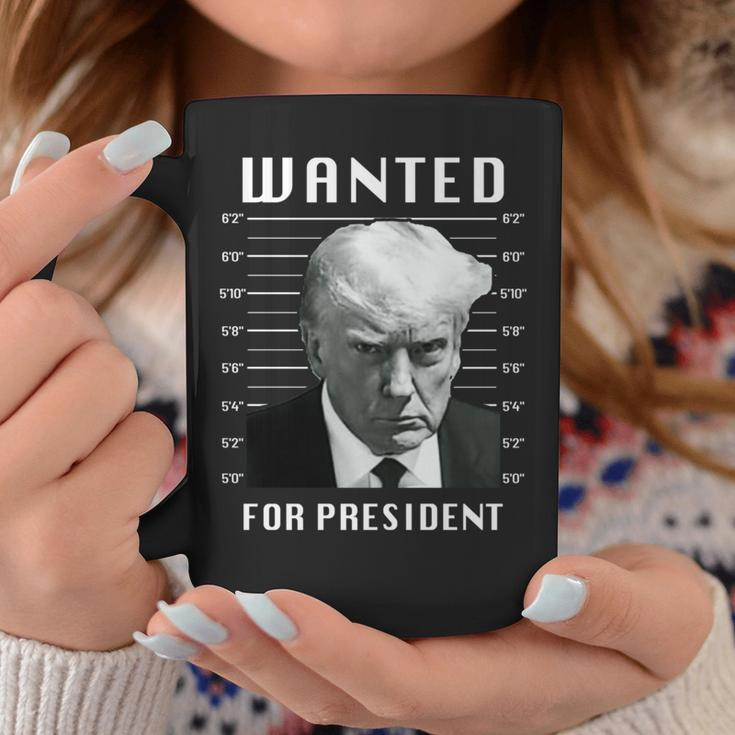 Wanted Trump For President Trump Shot Never Surrender Coffee Mug Unique Gifts