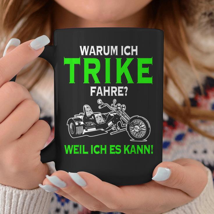 Warum Ich Trike Fahre Weil Ich Es Kann Tricycle Tassen Lustige Geschenke