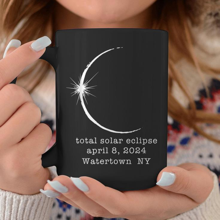 Watertown Ny Solar Total Eclipse April 2024 New York Coffee Mug Unique Gifts