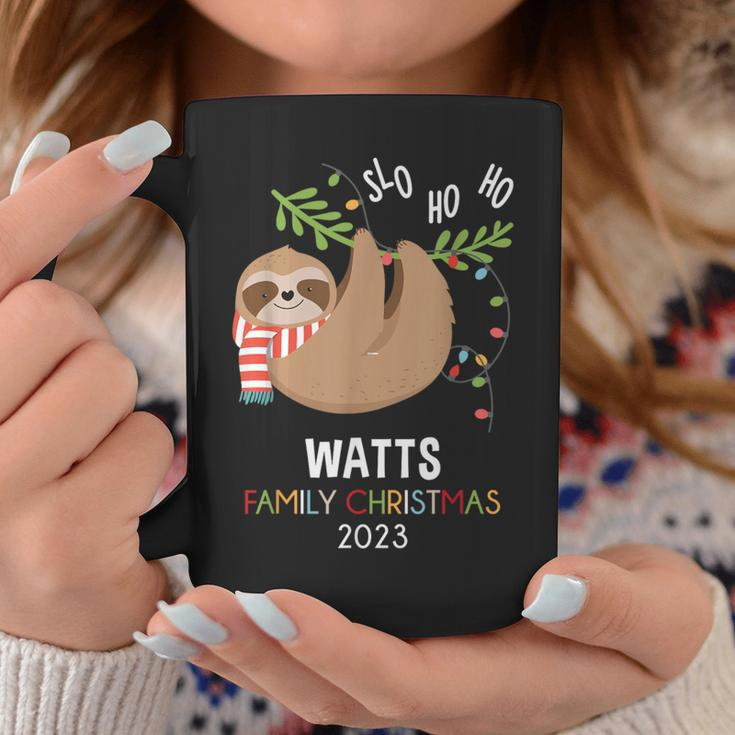 Watts Family Name Watts Family Christmas Coffee Mug Funny Gifts