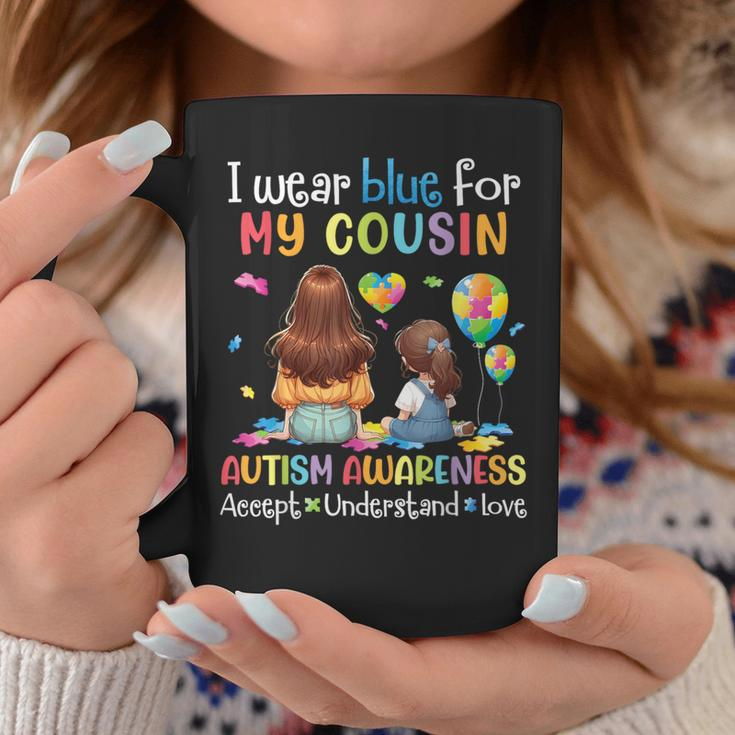 I Wear Blue For My Cousin Autism Accept Understand Love Hope Coffee Mug Unique Gifts