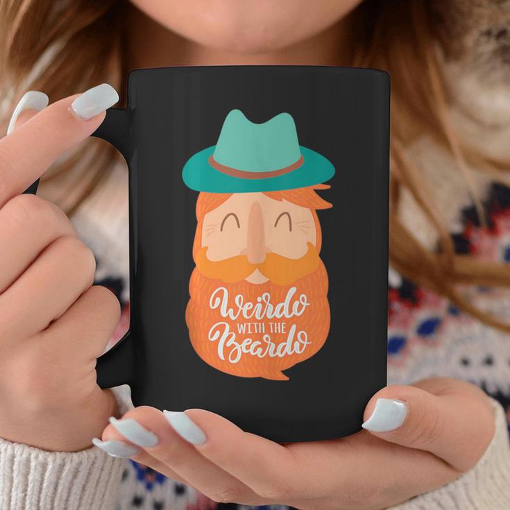 Weirdo With The Beardo Ginger Beard Coffee Mug Unique Gifts