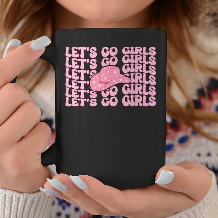 Western Let's Go Girls Bridal Bachelorette Party Cowgirl Coffee Mug Unique Gifts