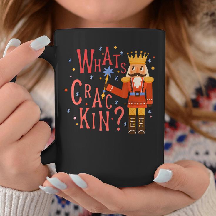 Whats Crackin Christmas Nutcracker Xmas Kid Coffee Mug Unique Gifts