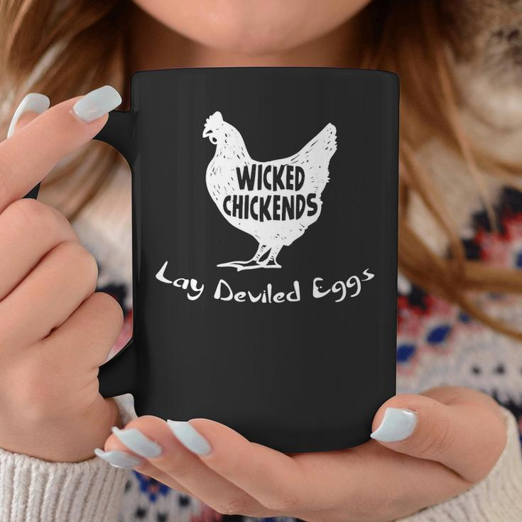 Wicked Chickends Lay Deviled Eggs Coffee Mug Unique Gifts