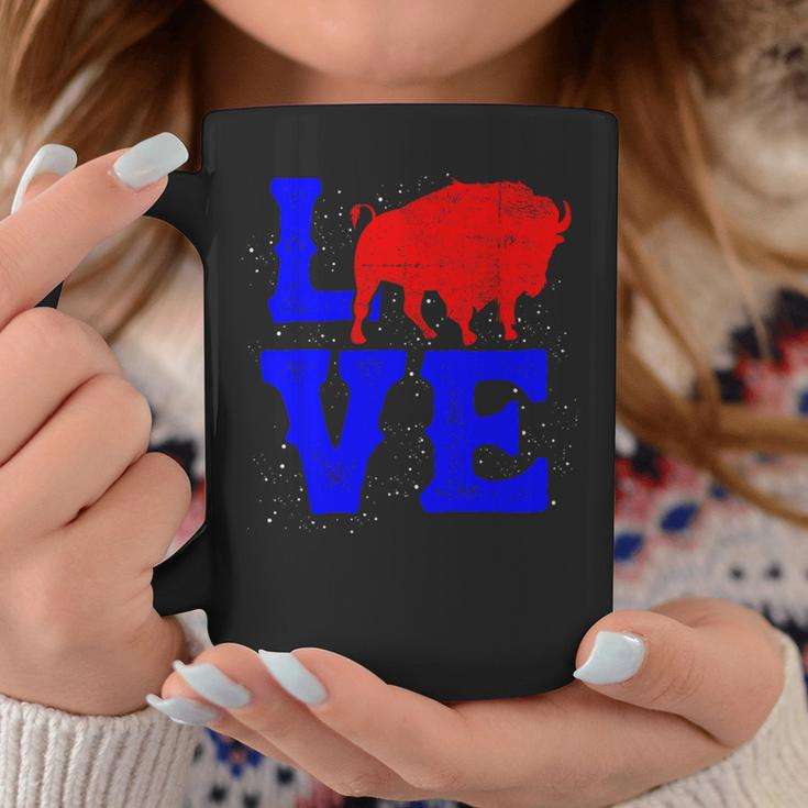 Wild American Bison Lover Valentines Day Love Buffalo Coffee Mug Unique Gifts