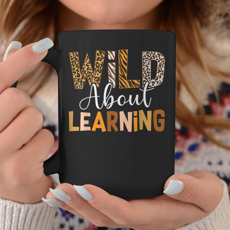 Wild About Learning Back To School Students Teachers Novelty Coffee Mug Funny Gifts