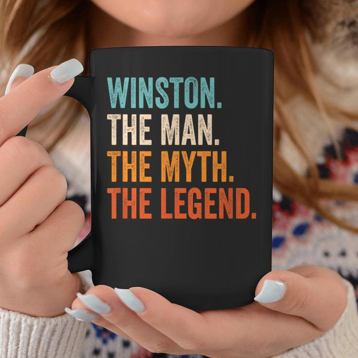 Winston The Man The Myth The Legend First Name Winston Coffee Mug Funny Gifts