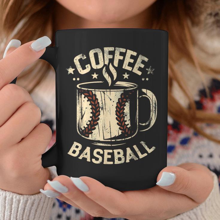 Wochenenden Kaffee Baseball Retro Baseball Mama Papa Tassen Lustige Geschenke