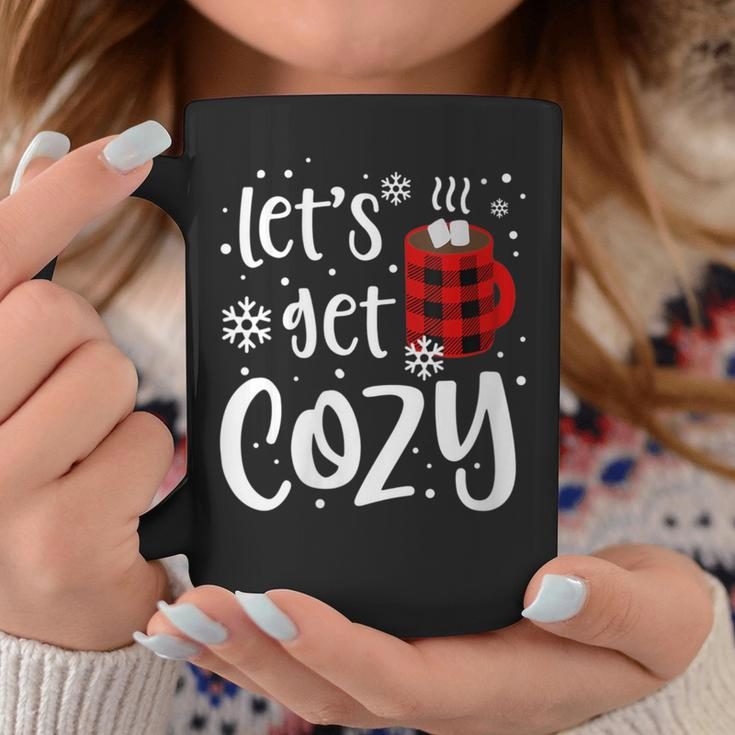 Women's Christmas Let's Get Cozy Christmas Coffee Mug Unique Gifts