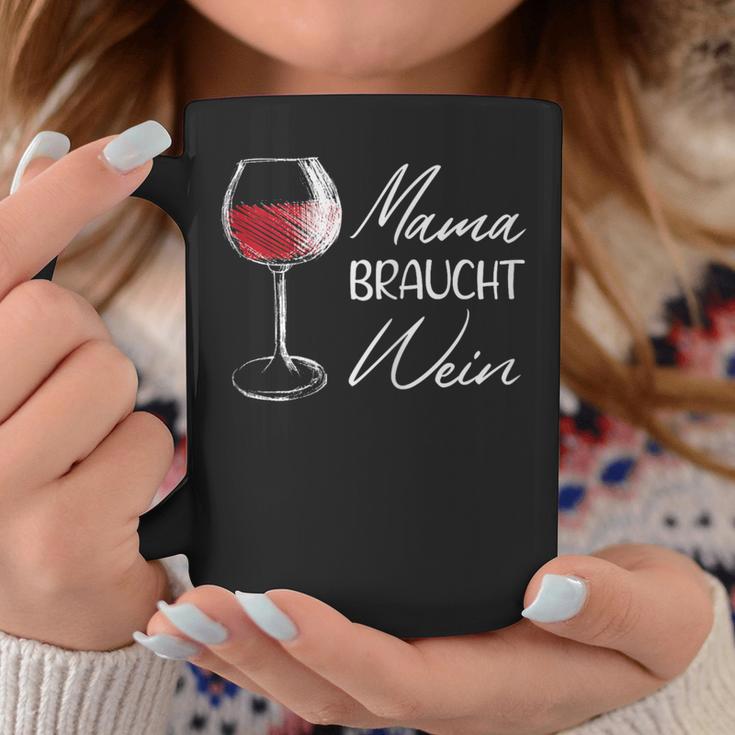 Women's Mama Braucht Wein Mother For Wine Drinkers Tassen Lustige Geschenke