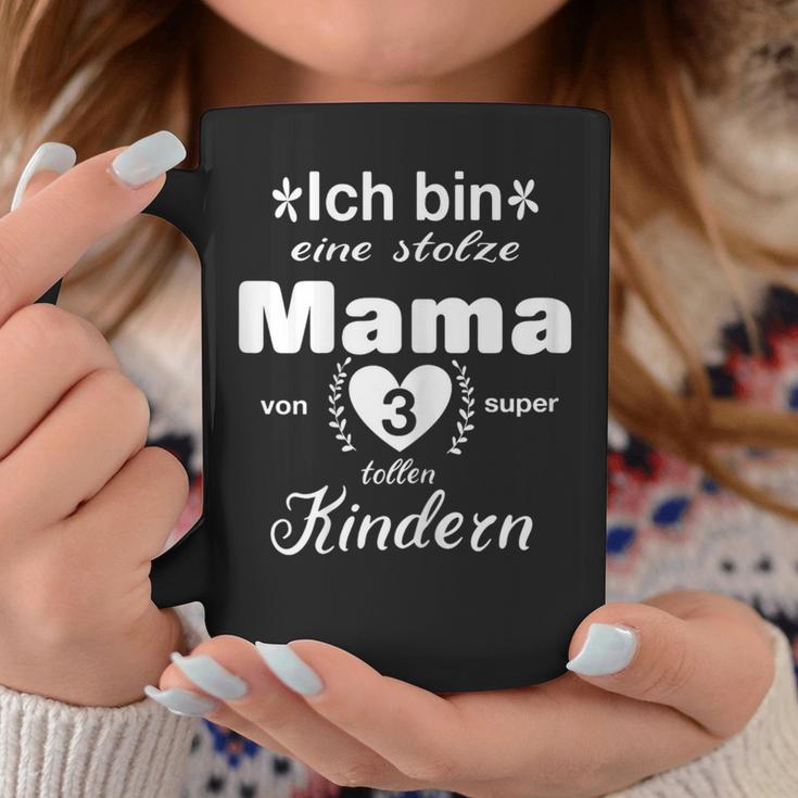 Women's Proud Mamaon 3 Kinder Beste Mother Der Welt Tassen Lustige Geschenke