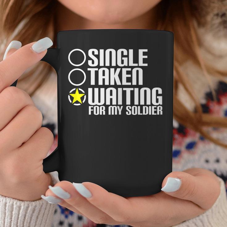 Women's Single Taken Waiting For My Soldier Hero Wife Tassen Lustige Geschenke