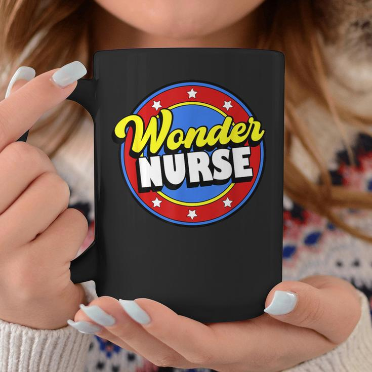 Wonder Nurse Super Woman Power Superhero Birthday Coffee Mug Personalized Gifts
