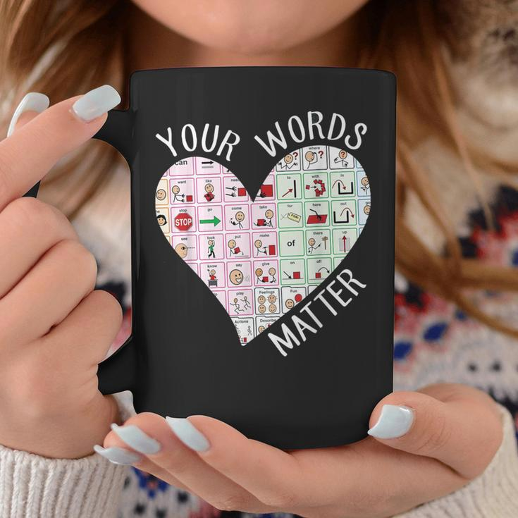 Your Word Matter Heart Back To School Teacher Students Coffee Mug Unique Gifts