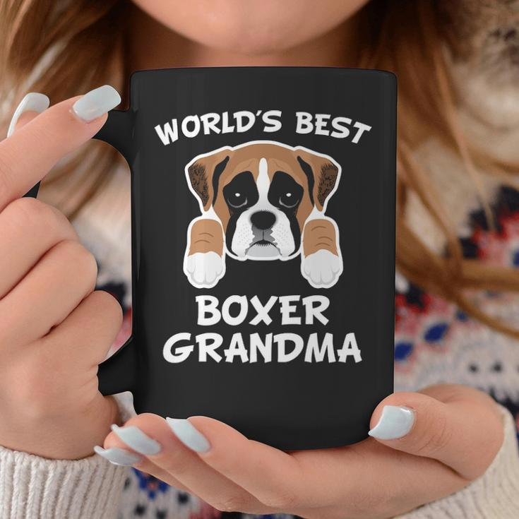 World's Best Boxer Grandma Dog Granddog Coffee Mug Unique Gifts